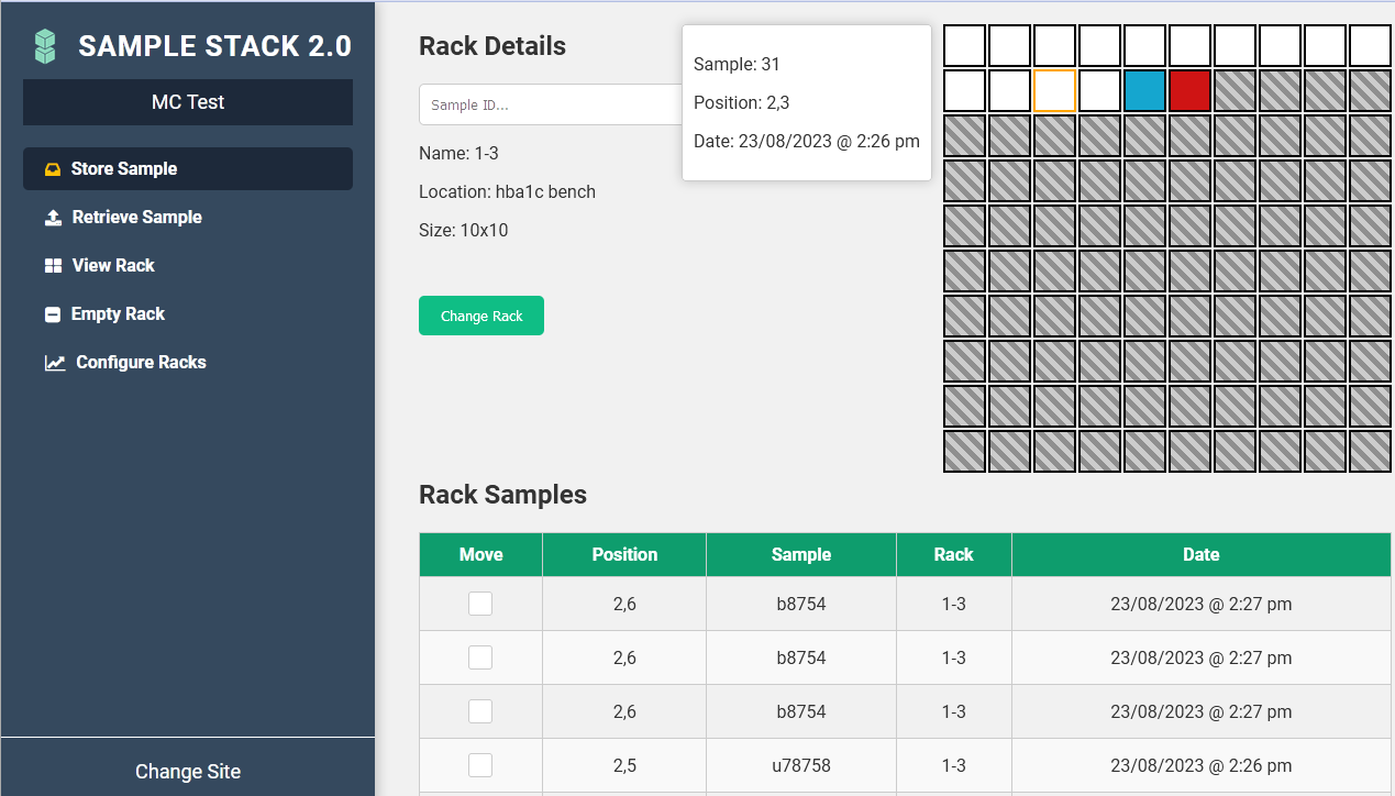 Sample Stack